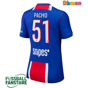 Paris Saint-Germain Willian Pacho #51 Replik Heimtrikot Damen 2026-27 Kurzarm
